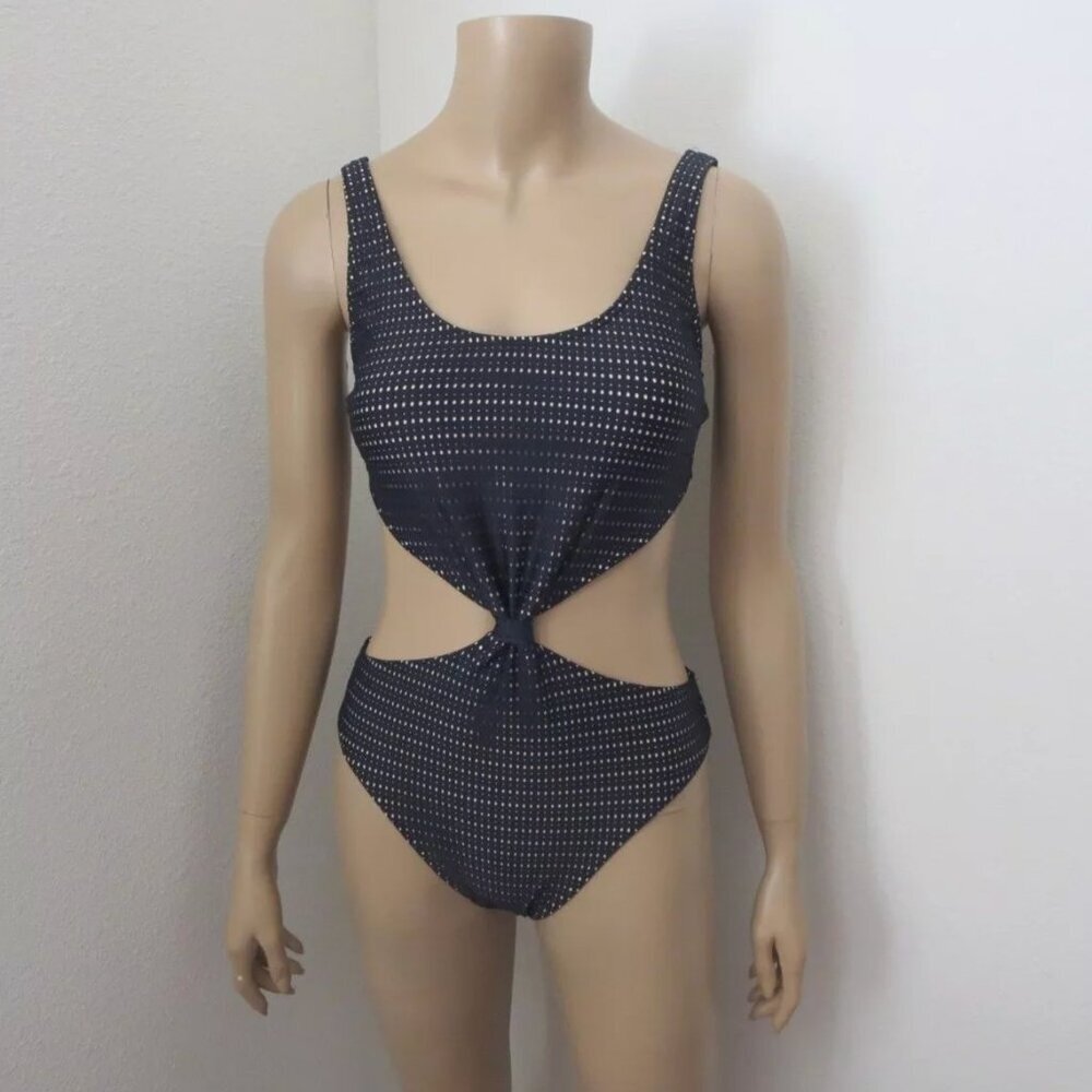 NWT Abercrombie & Fitch Knot Front One Piece Swimsuit Size Small